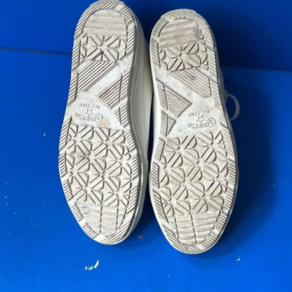 Converse Chuck Taylor All Star White Fleece Lined Sneaker men Sz:6.5 US women 8. - Picture 5 of 6